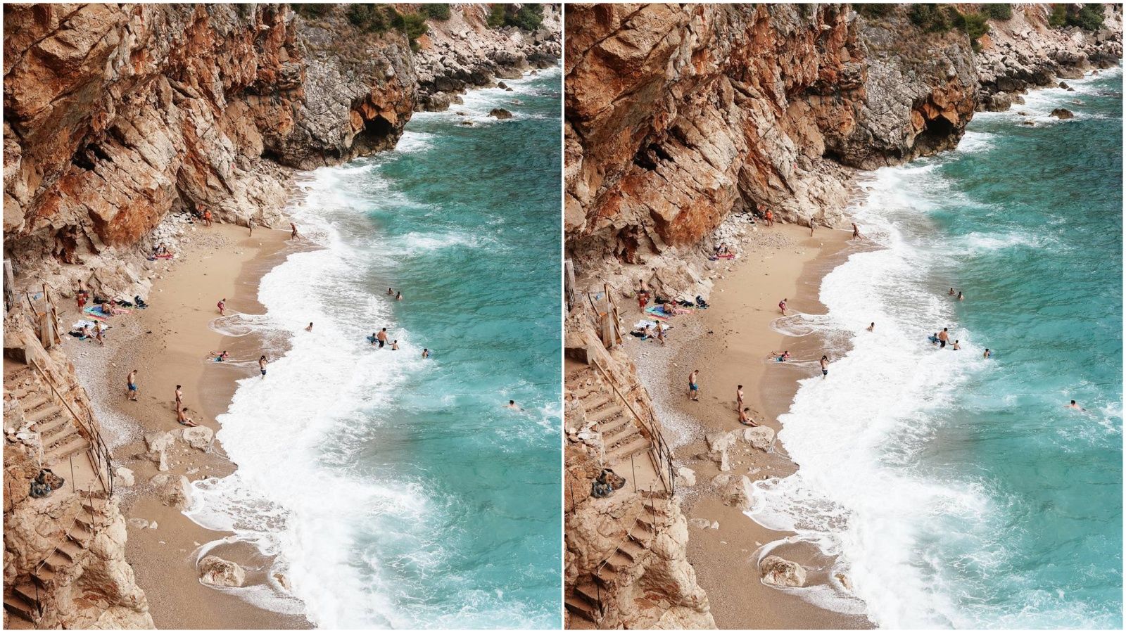 To je ena izmed najbolj priljubljenih plaž na Jadranu, kamor se vsi pridejo fotografirat