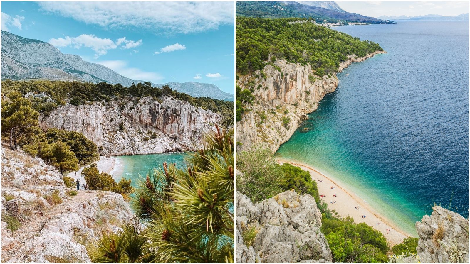 Skrita plaža na Makarski rivieri, na kateri se hočejo kopati vsi