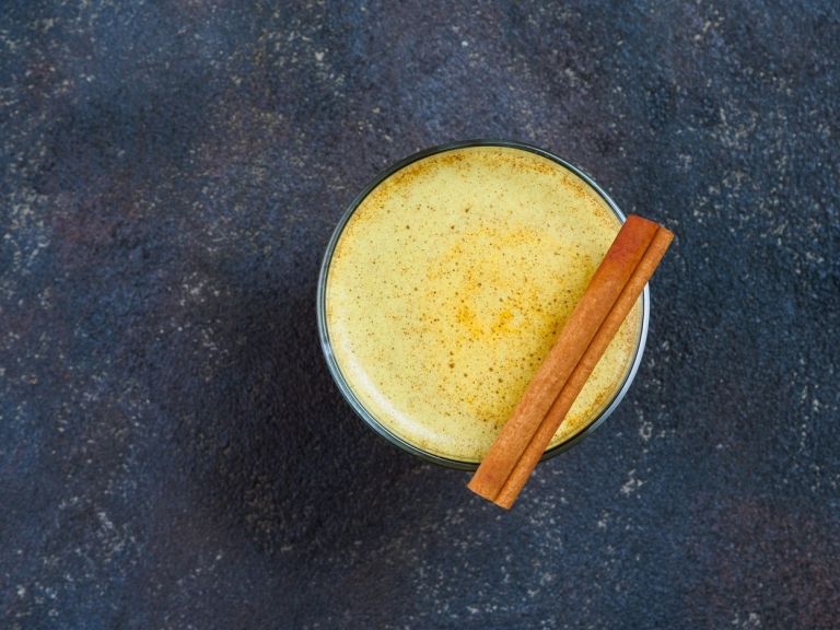 Golden turmeric latte