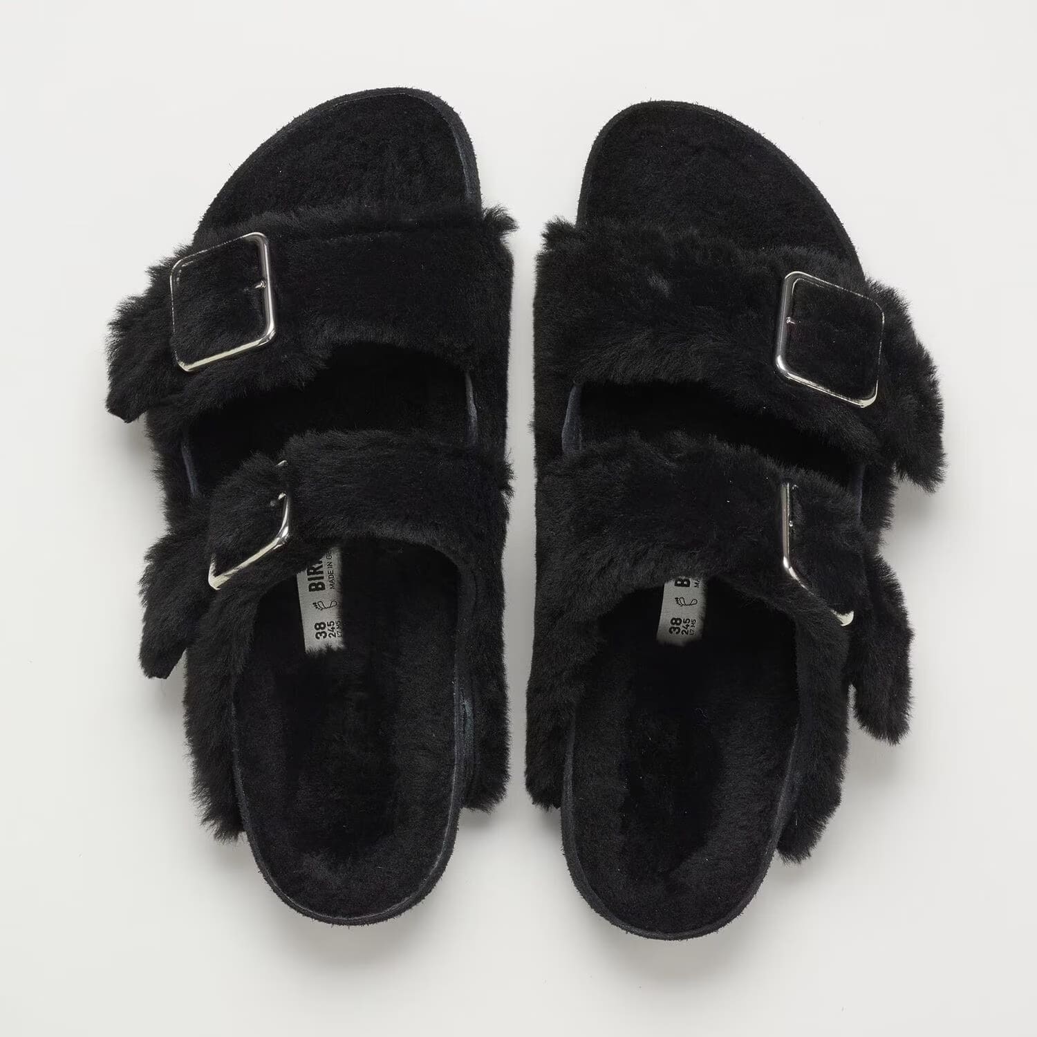 Birkenstock krznene natikače