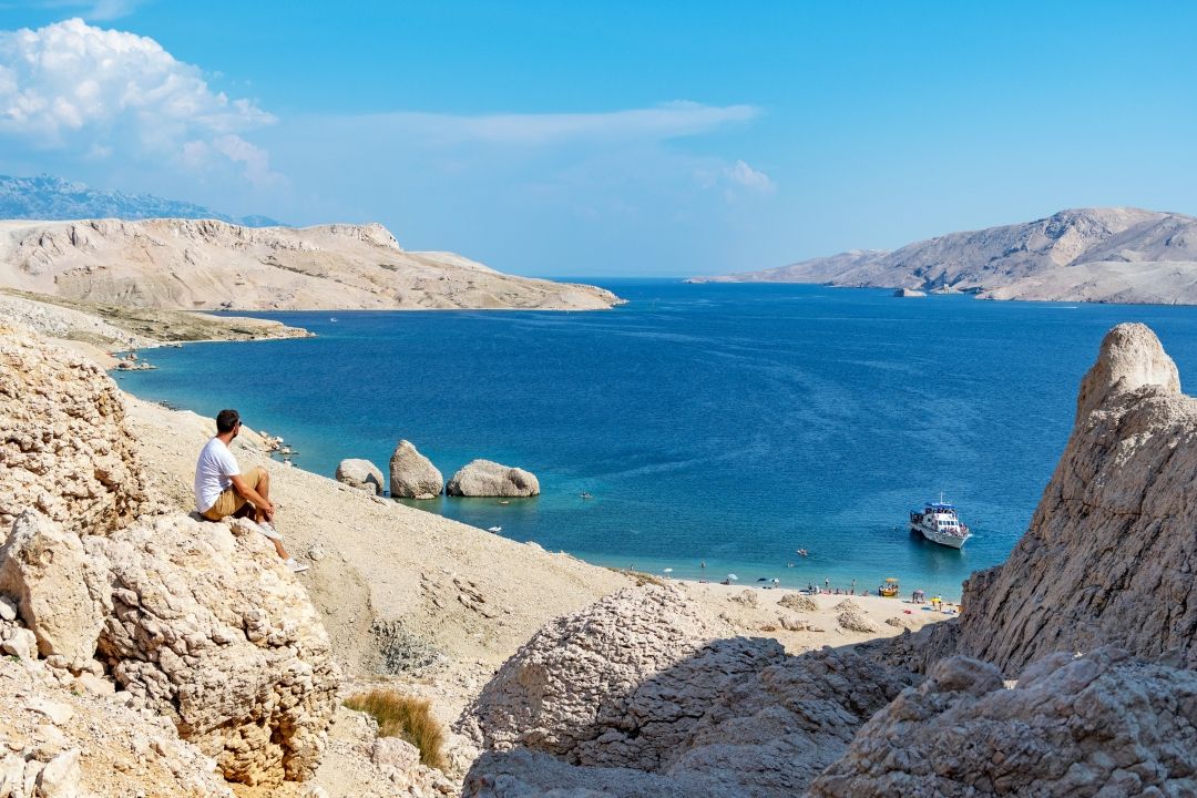 plaža Beritnica, otok Pag