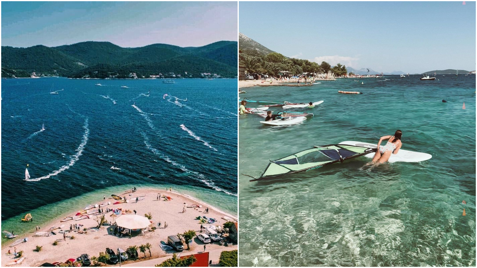 Viganj na Pelješcu je sanjska destinacija za vse ljubitelje jadranja na deski in kajtanja