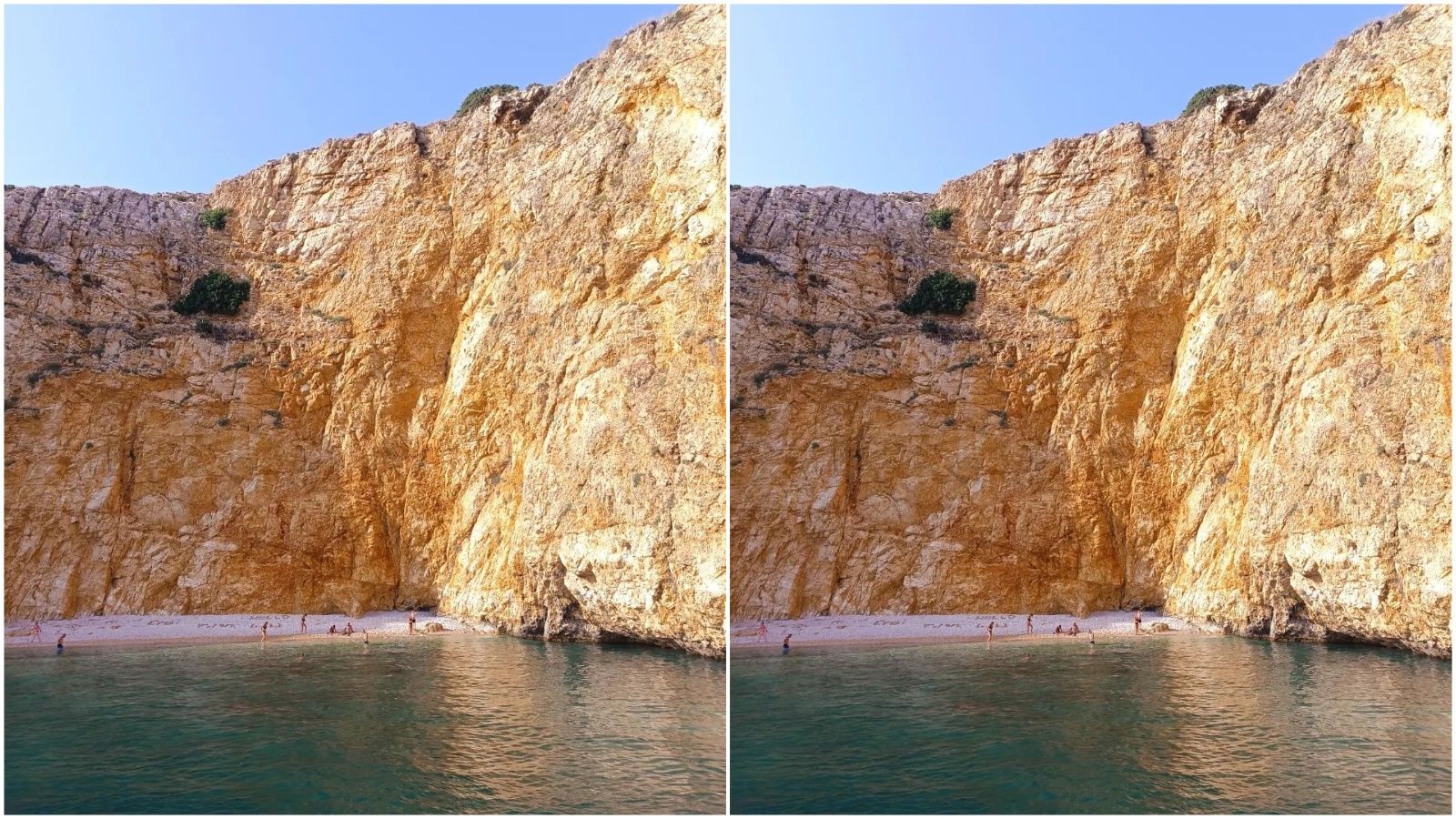 Ta plaža se imenuje Golden Bay, nahaja se na otoku v Kvarnerju