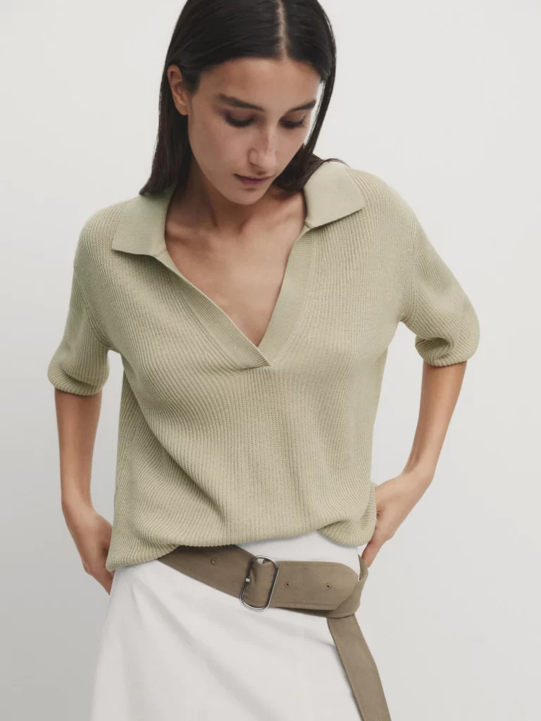 polo majica Massimo Dutti proljeće ljeto 2024