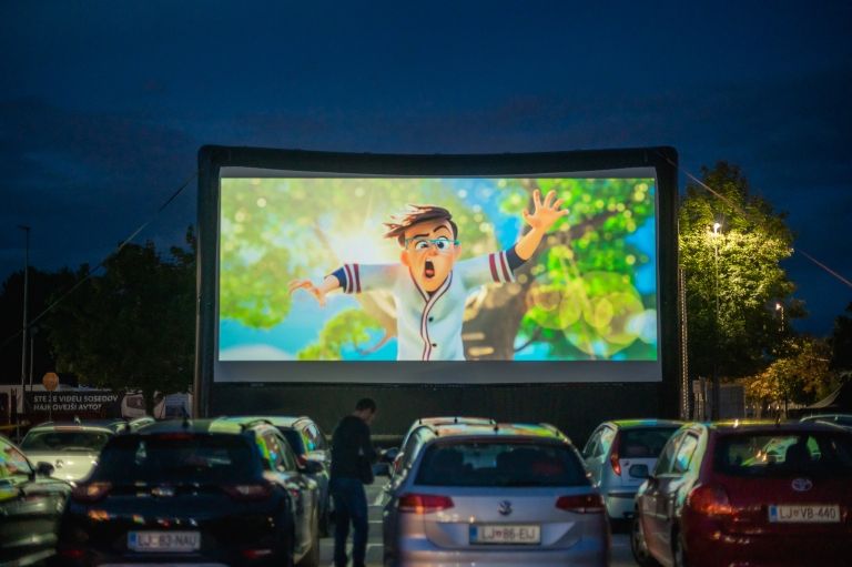 Risanka na DRIVE-IN KINO, foto Matic Kremžar