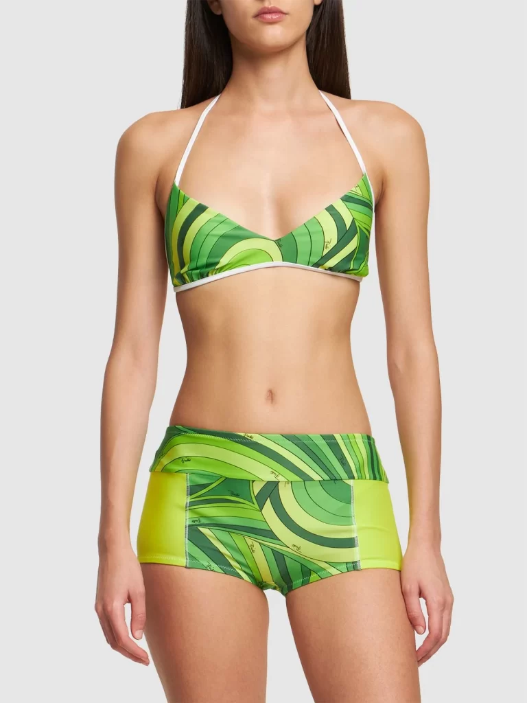 zeleni kupaći kostimi za ljeto 2024 Pucci