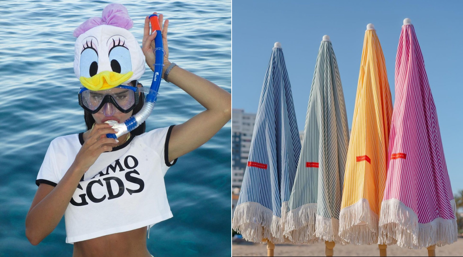 Flamingueo: blagovna znamka, ki stoji za modnimi pripomočki za na plažo in bazen