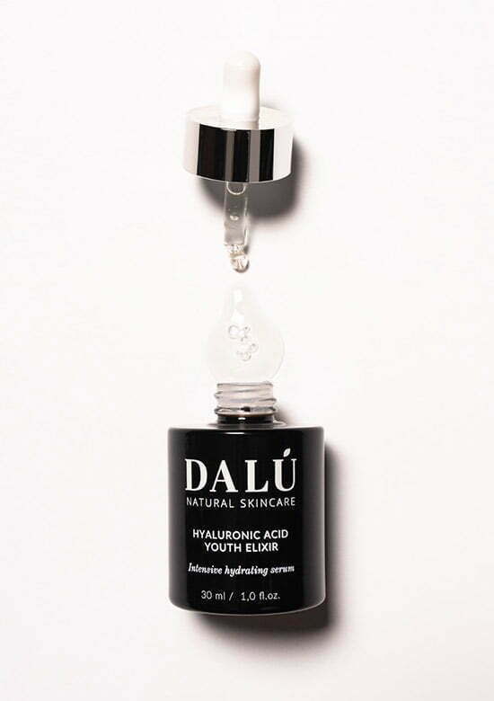 HYALURONIC-ACID-YOUTH-ELIXIR-opened-use-DALU-natural-skincare