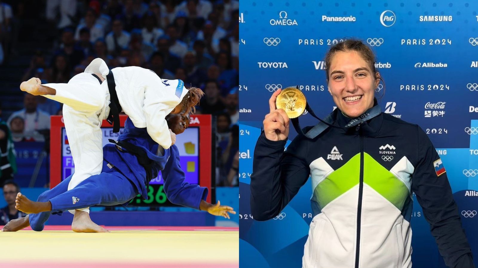 Prva medalja za Slovenijo: Andreja Leški slavila z zlatom na olimpijskih igrah v Parizu