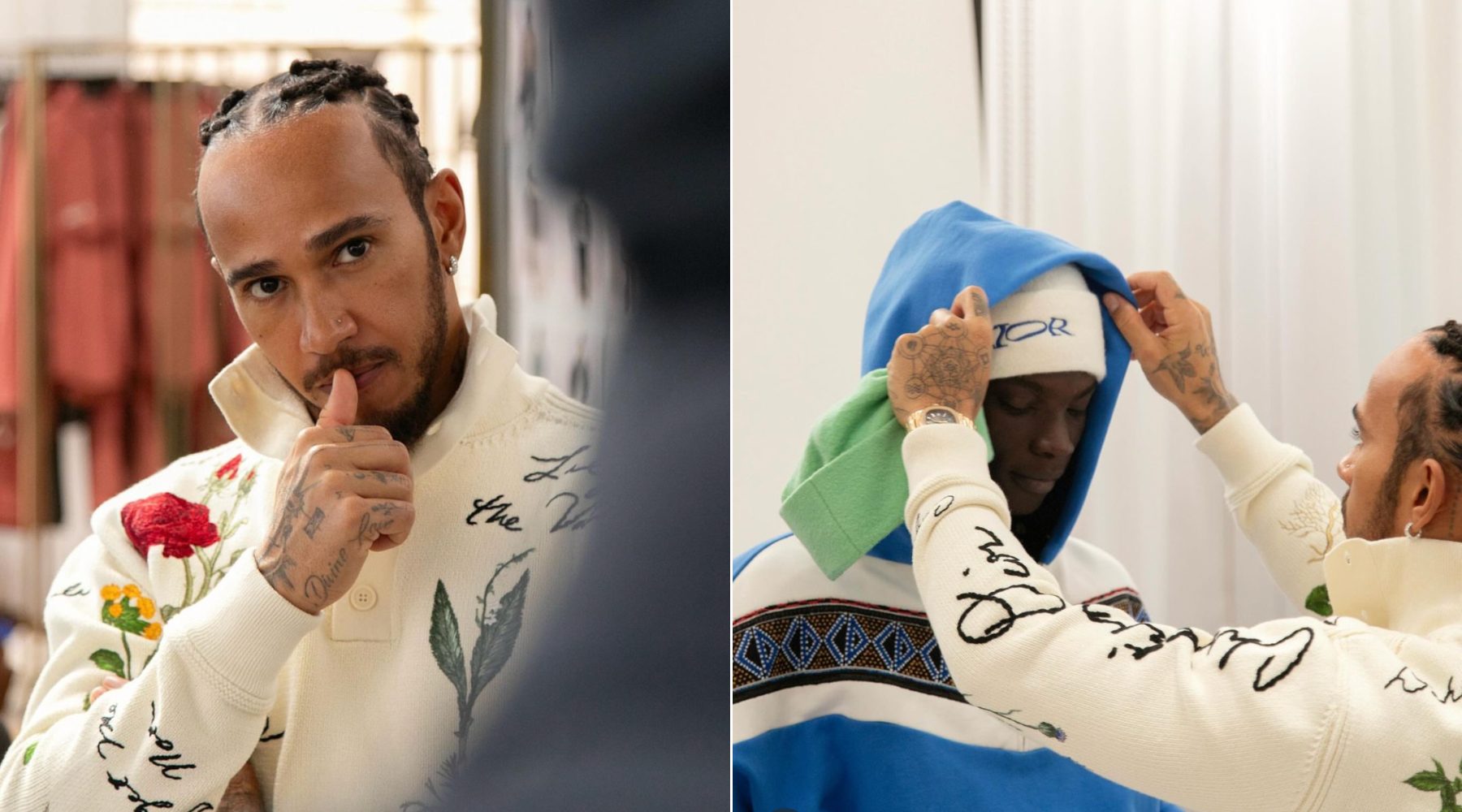 Lewis Hamilton in Dior sta novi vroči modni par: Kaj nam pripravljata?