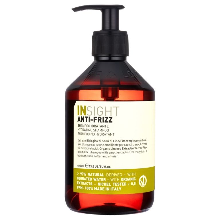 Insight Anti-Frizz Hydrating Shampoo gladilni šampon za kodraste in skodrane lase