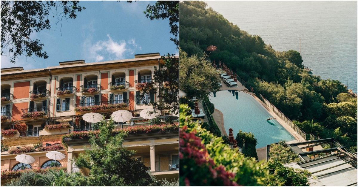 Čudoviti hotel v Portofinu, ki ga obožujejo slavni