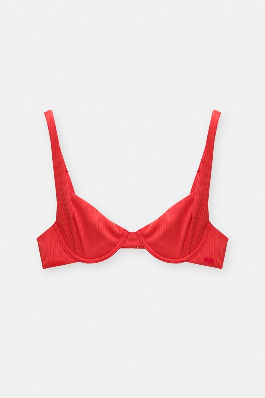 balconette bikini top pull and bear