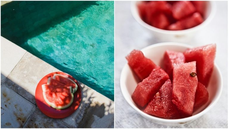 watermelon shaved ice