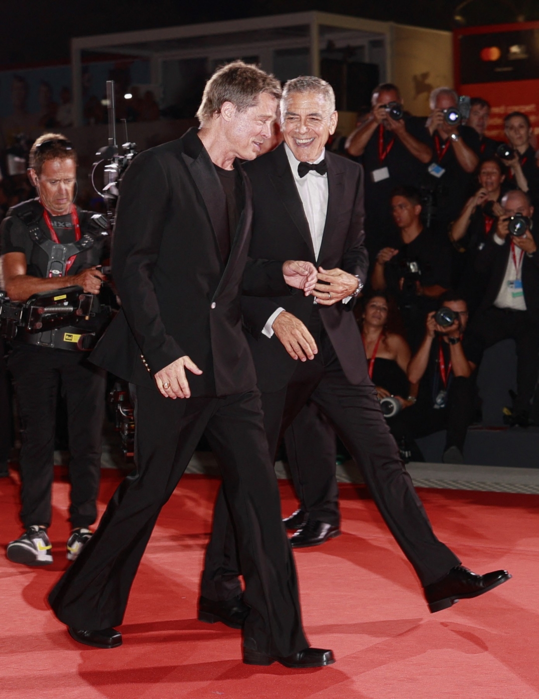 Brad Pitt George Clooney Venice film festival foto Profimedia