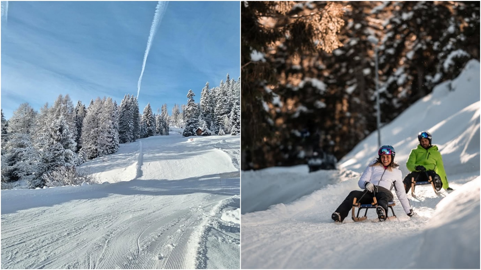 INSTA(NT) TRAVEL: V Italiji smo našli 10 kilometrov dolgo sankališče. Spust je nepozaben!