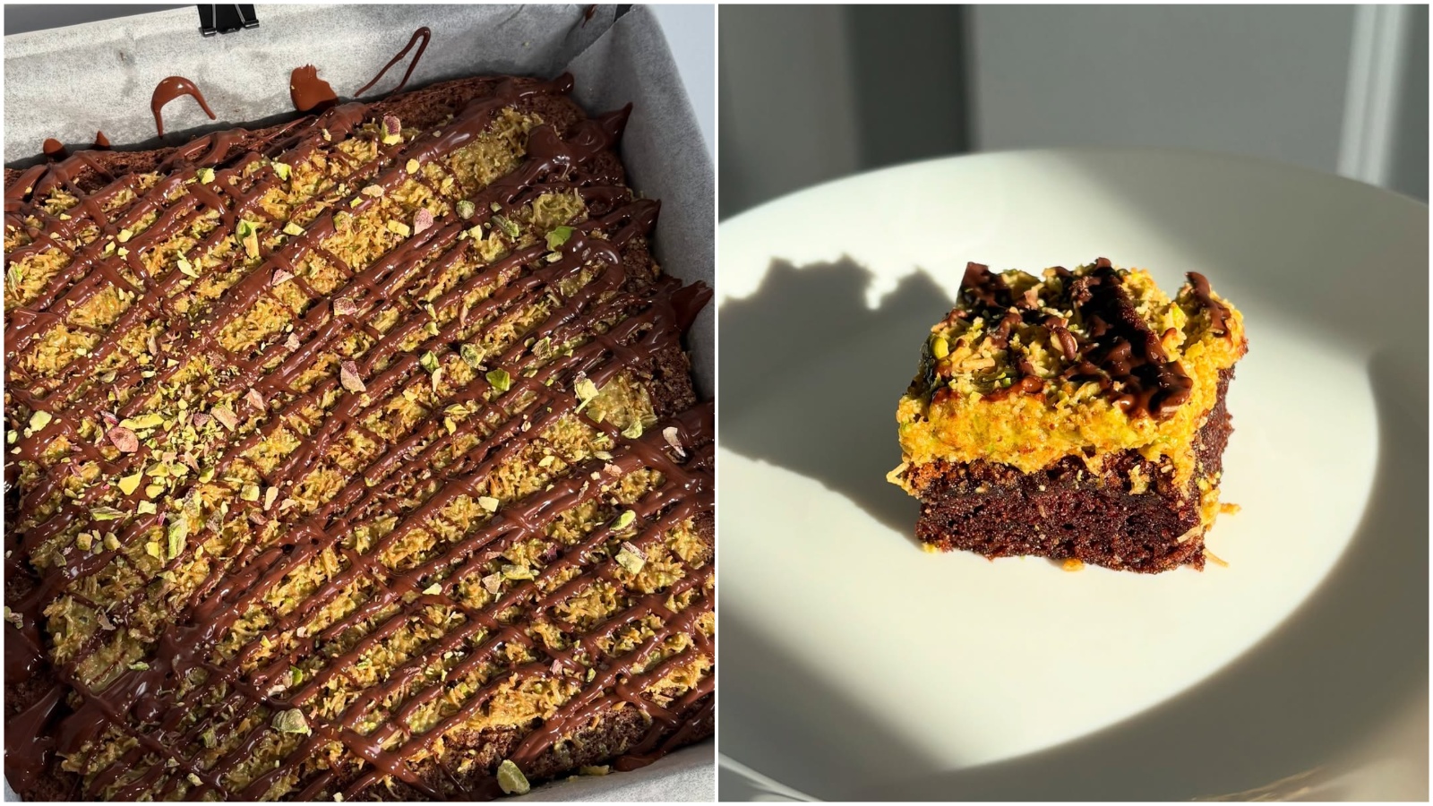 Obsednost z Dubai čokolado se nadaljuje – tukaj je recept za dubajske “brownije” oziroma rjavčke!