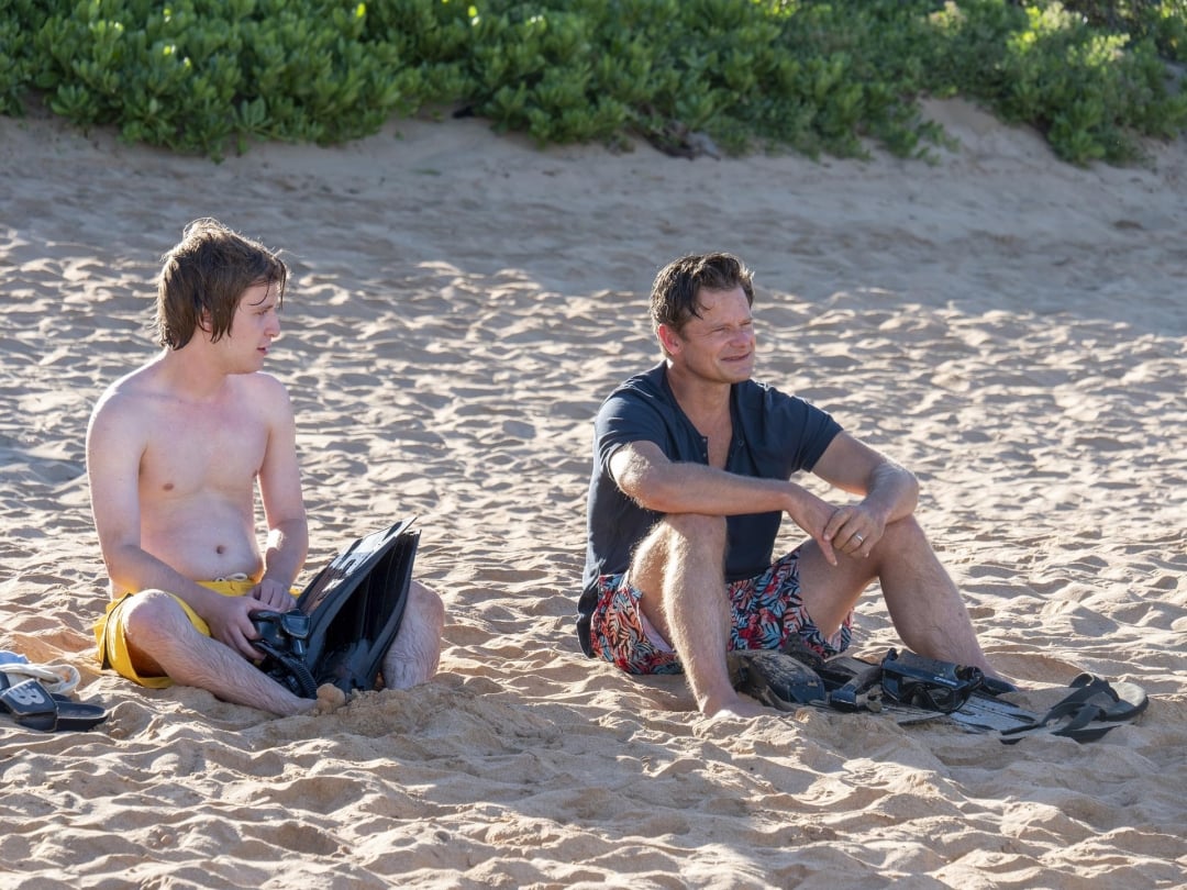 Steve Zahn i Fred Hechinger v seriji The White Lotus